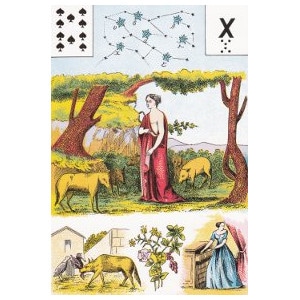 dix de pique les imprévus grand lenormand