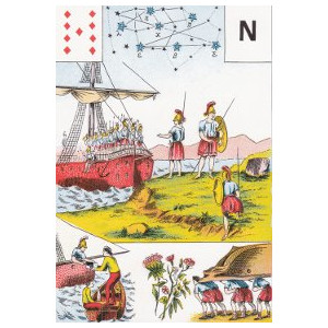 neuf de carreau toison d'or grand lenormand