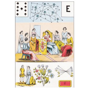 neuf de pique guerre de troie grand lenormand
