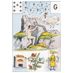 sept de trèfle l'ordre du temps grand lenormand