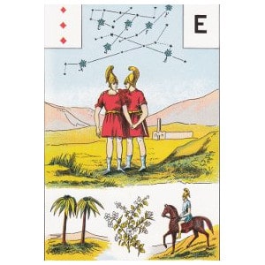 trois de carreau l'ordre du temps grand lenormand