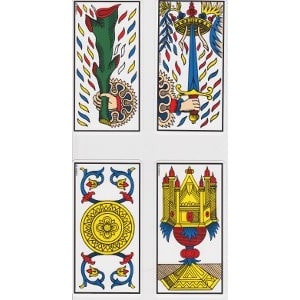 Les as tarot de Marseille
