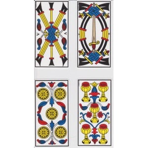 Les cinq tarot de Marseille