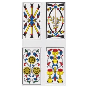 Les trois tarot de Marseille