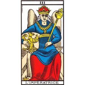 L'impératrice tarot de Marseille