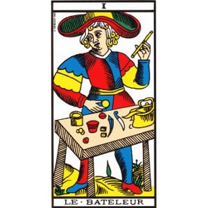 Le bateleur tarot de Marseille