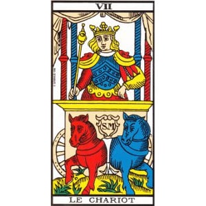 Le chariot tarot de Marseille