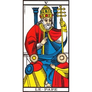 Le pape tarot de Marseille