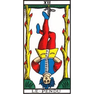 Le pendu tarot de Marseille