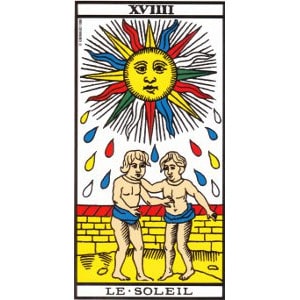 Le soleil tarot de Marseille