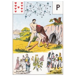 neuf de coeur l'ordre du temps grand lenormand