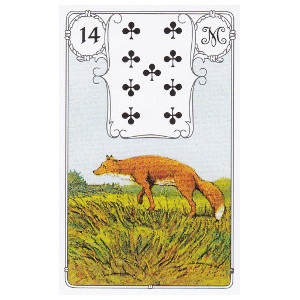 Le renard petit lenormand