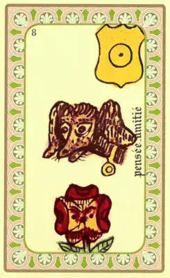carte pensée amitié - oracle de belline