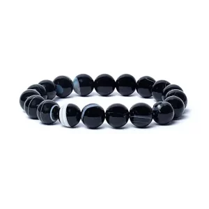 Bracelet : agate cyclope