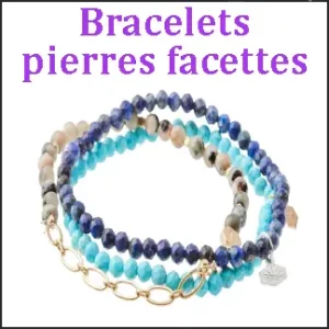 Bracelets facettes